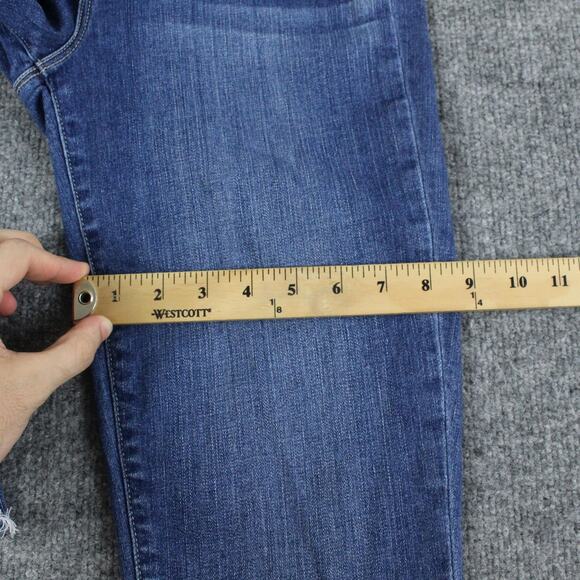 L Agence Denim Jeans Womens 25 Kendra High Rise Cropped Flare Denim Laredo Chic - Picture 14 of 16